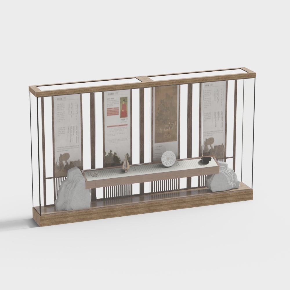 Exhibition hall display rack