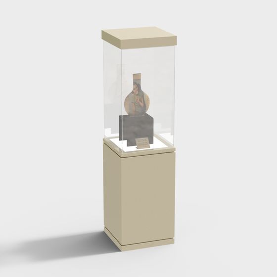 Museum Display Case 3D model