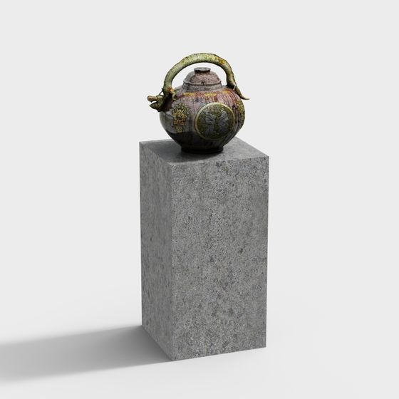 Traditional Teapot 3D model for Creative Projects