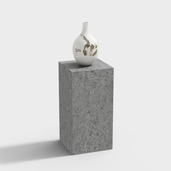 Oriental Vase 3D model - A Fusion of Tradition and Modernity