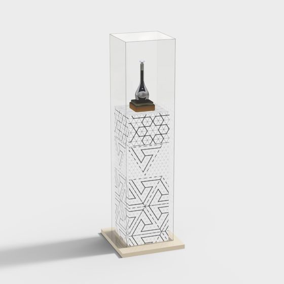 Geometric Showcase 3D model