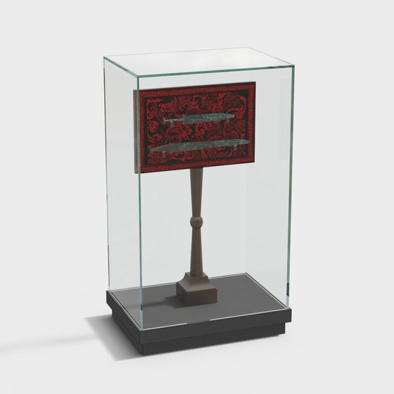 Antique Sword Display Stand 3D model