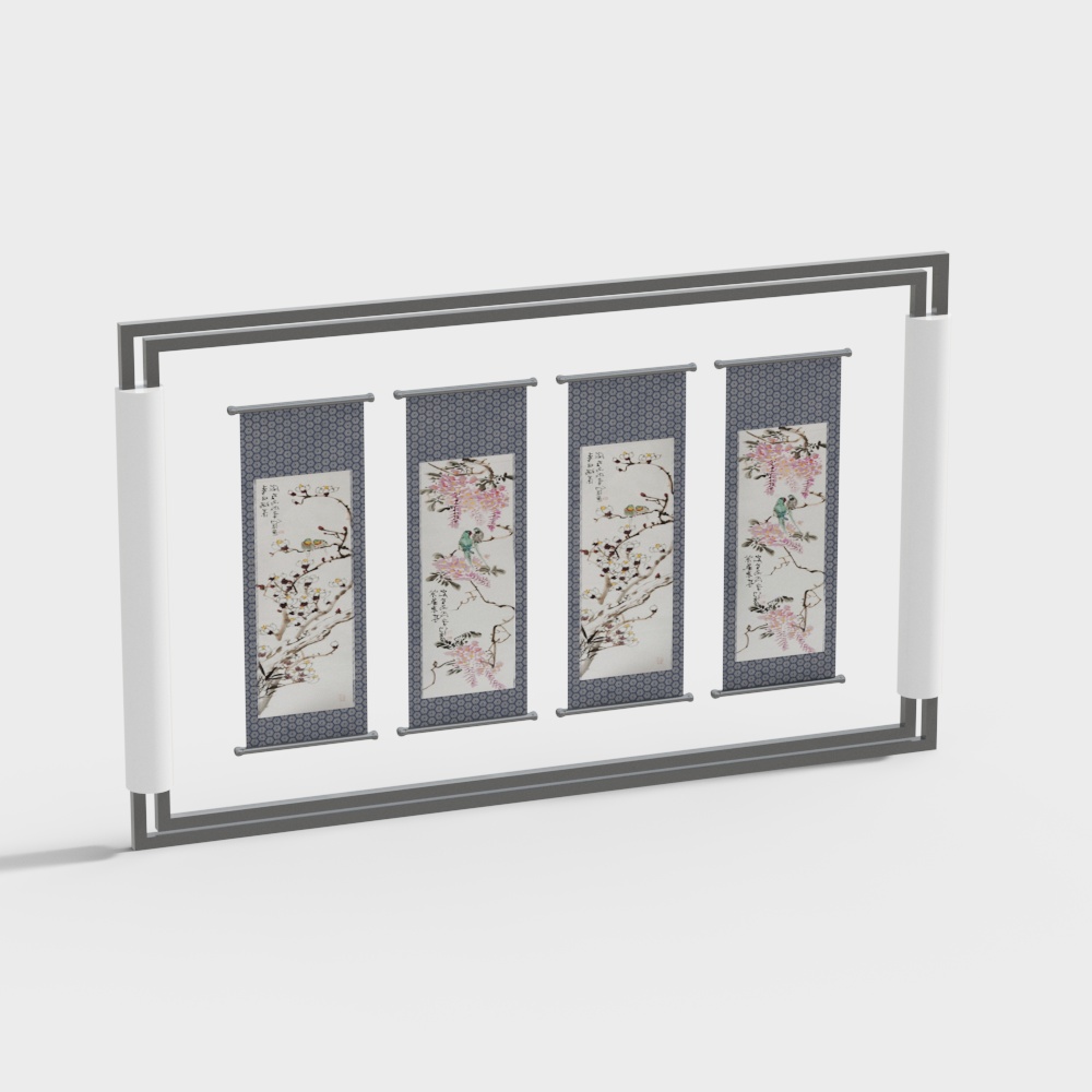 Exhibition hall display rack