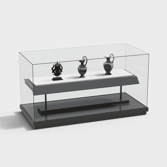 Museum Display Cabinet 3D model for Creative Projects