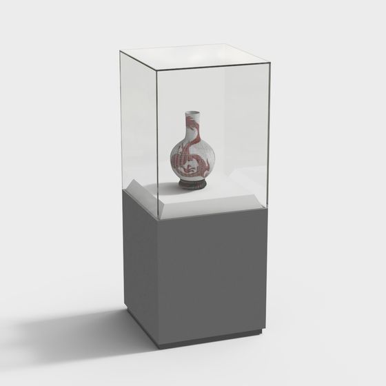 Stunning Dragon Pattern Vase 3D model