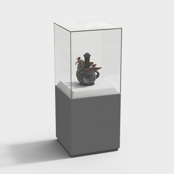 Antique Bird Vase 3D model for Creative Projects