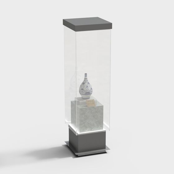 Museum Display Cabinet 3D model