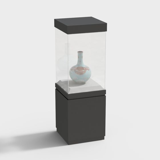 Unique Display Cabinet 3D model for Creative Projects
