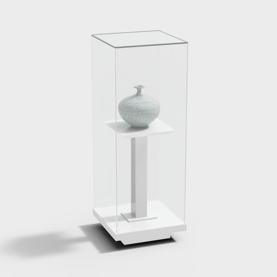 Elegant Minimalist Display Stand 3D model