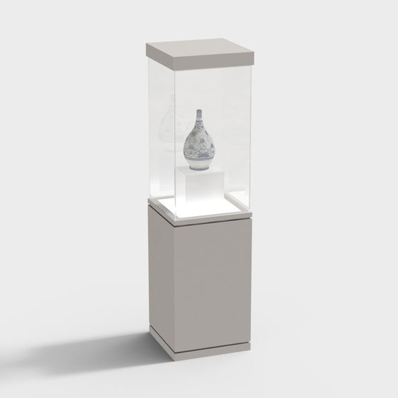 Minimalist Display Case 3D model