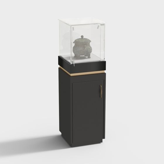 Antique Display Cabinet 3D model for Creative Projects