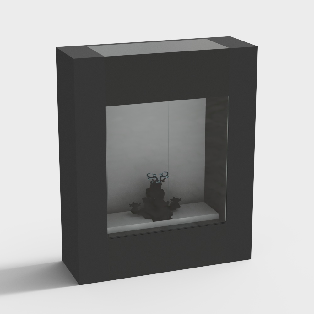 Vitrines d'exposition de musée