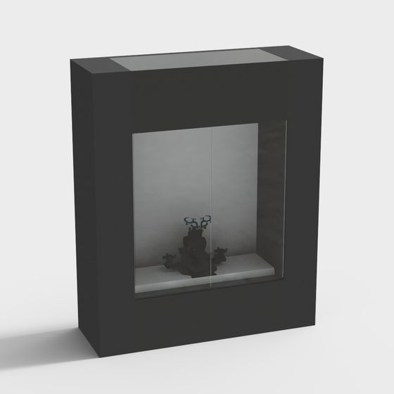 Vitrines d'exposition de musée