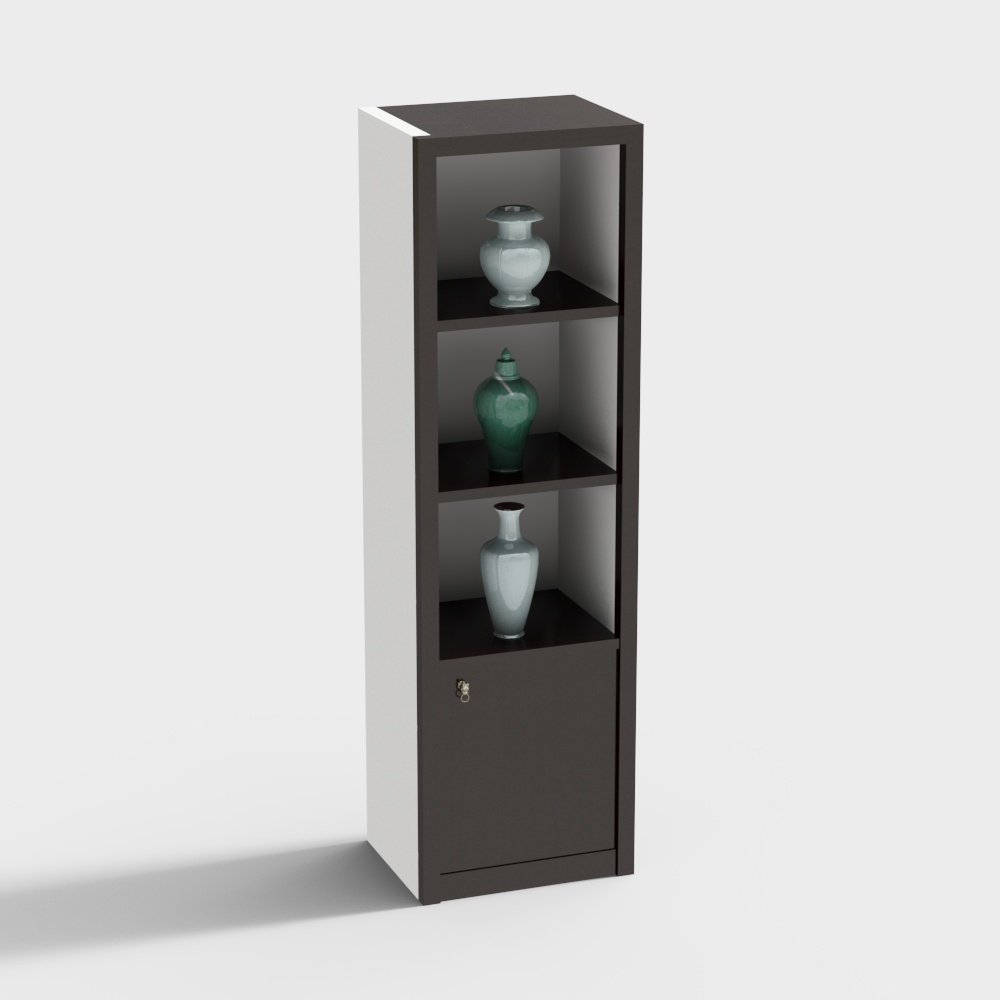 Exhibition hall window showcase