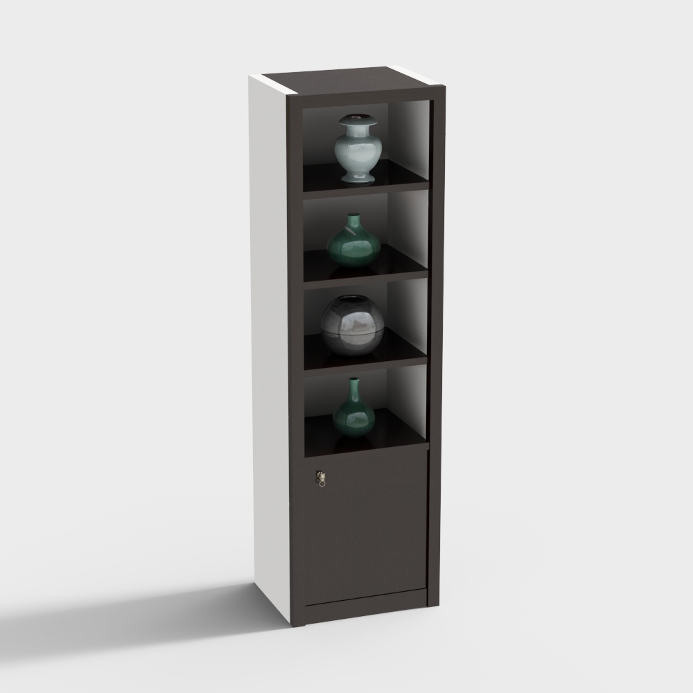 Exhibition hall window showcase