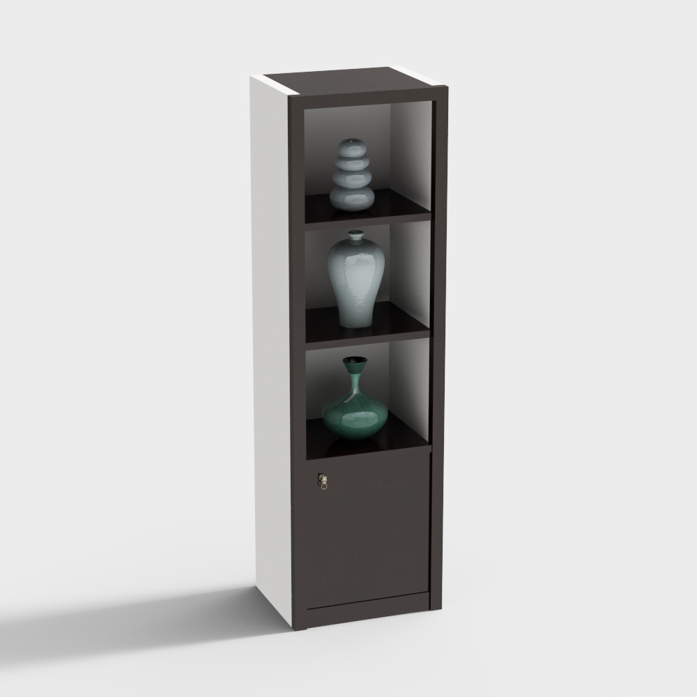 Exhibition hall window showcase