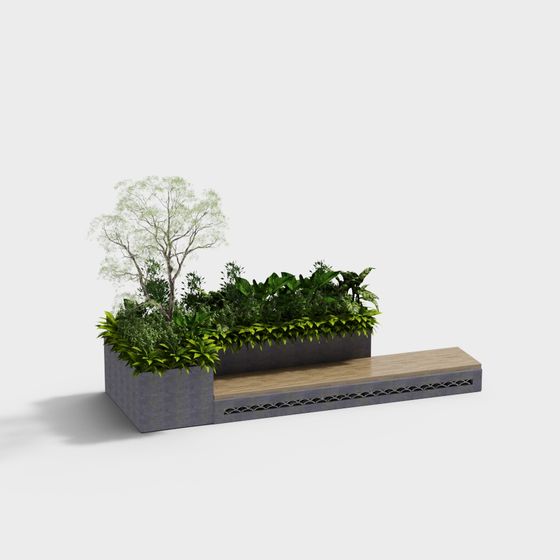 Low-Poly Urban Landscape 3D Model Design