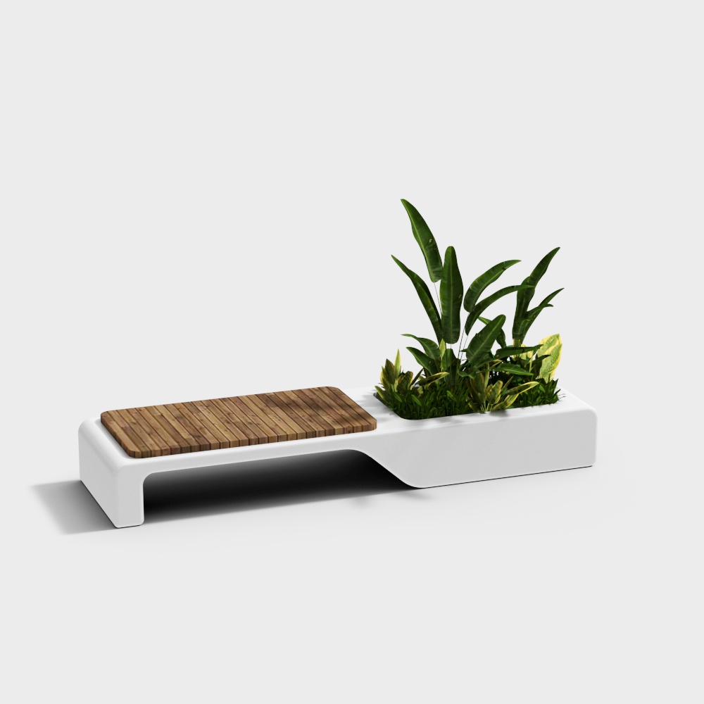 Tree pool flower pool seat