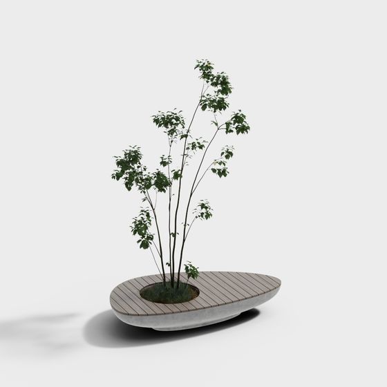 Urban Oasis 3D Model for Modern Creative Projects