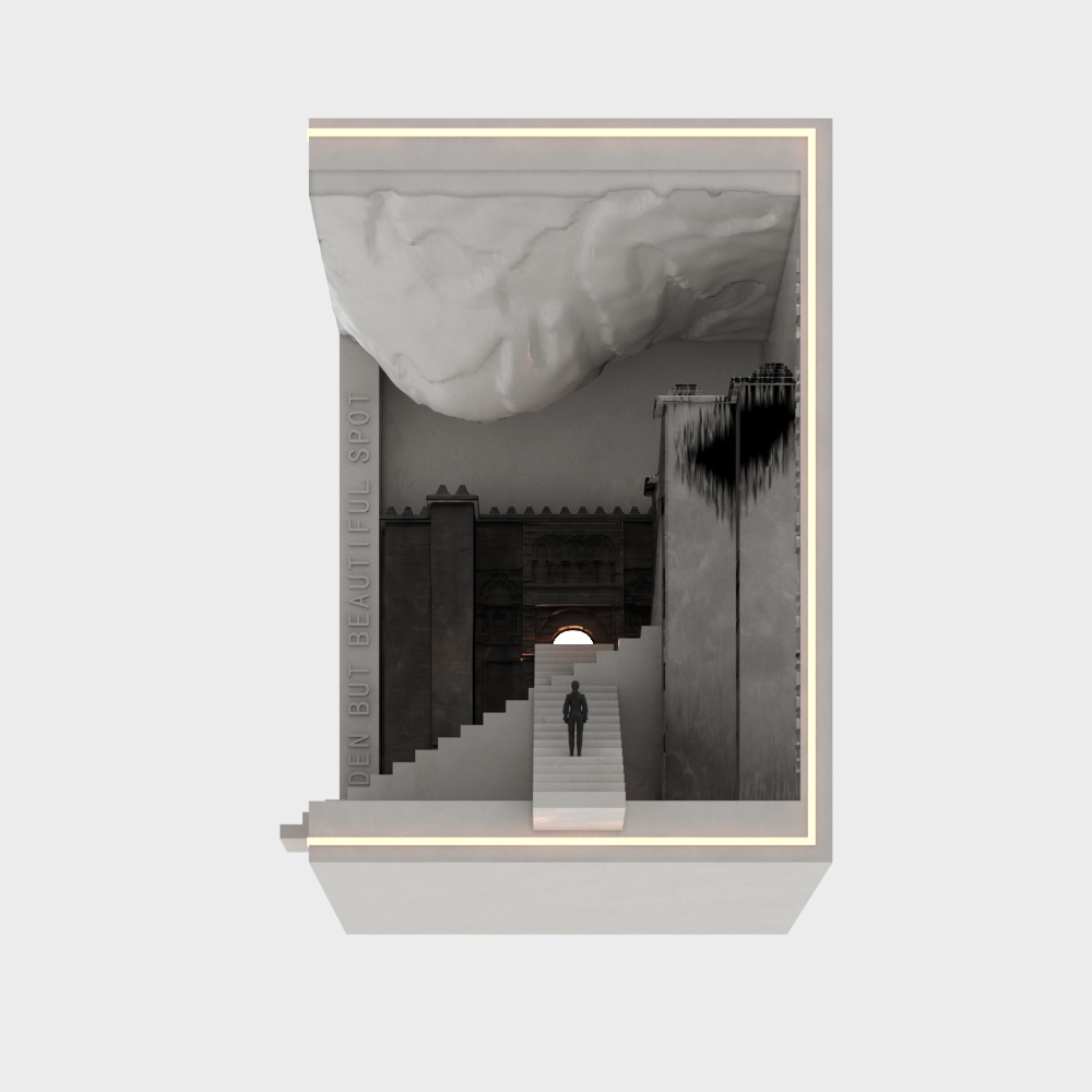 หลอดไฟปูนปั้นฝังในสมัยใหม่