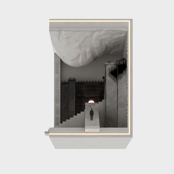 หลอดไฟปูนปั้นฝังในสมัยใหม่