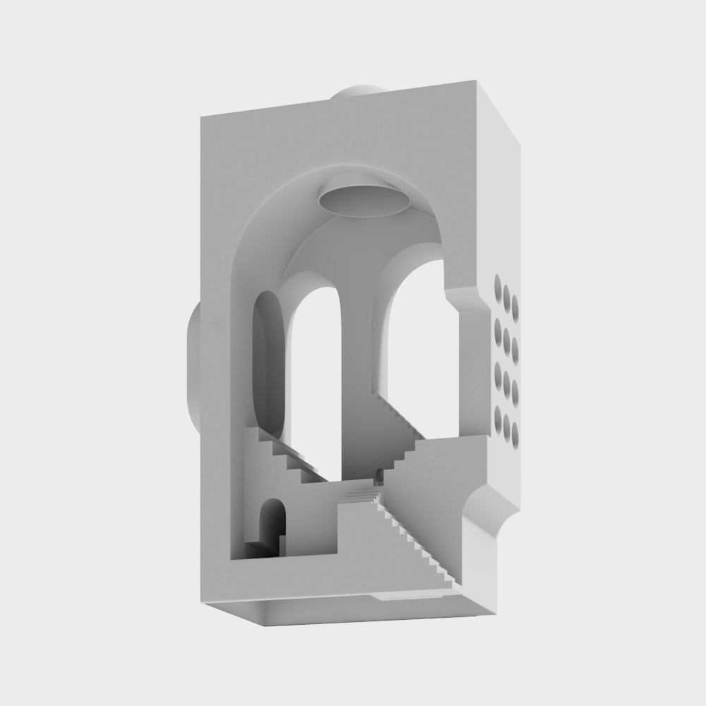 Đèn thạch cao âm tường hiện đại