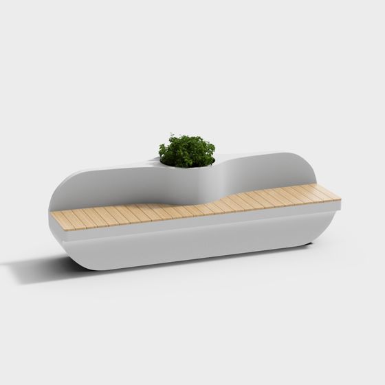 Urban Oasis Bench 3D model