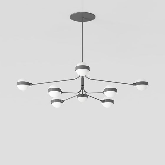 Geometric Minimalist Chandelier 3D model