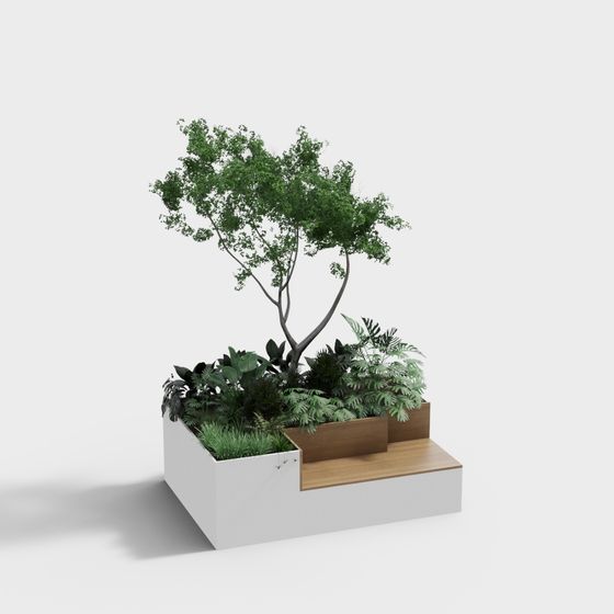 Urban Oasis 3D Model for Creative Spaces