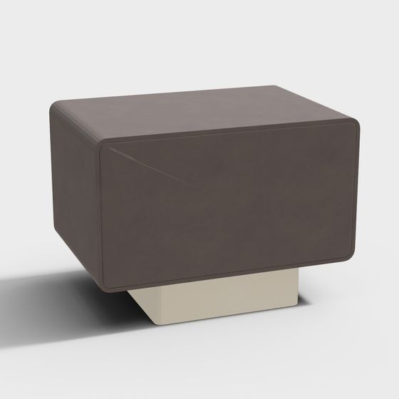 Urban Corner Side Table 3D model for Creative Spaces