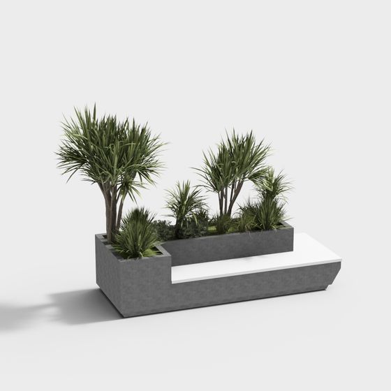 Urban Oasis Planter 3D model