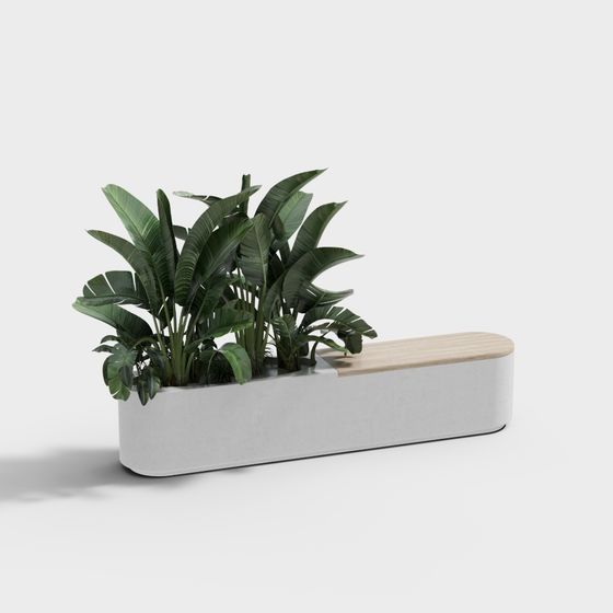 Urban Oasis Planter 3D model