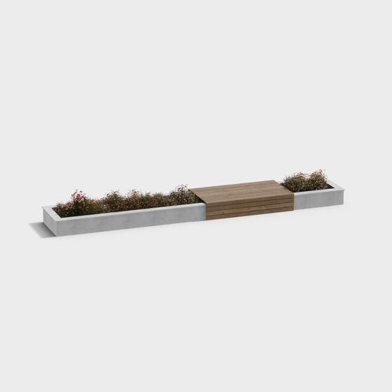 Urban Oasis Bench 3D model