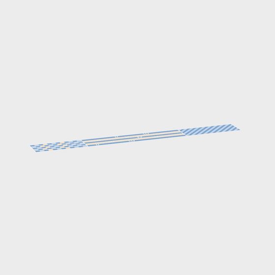 Track Barrier 3D Model for Dynamic Designs