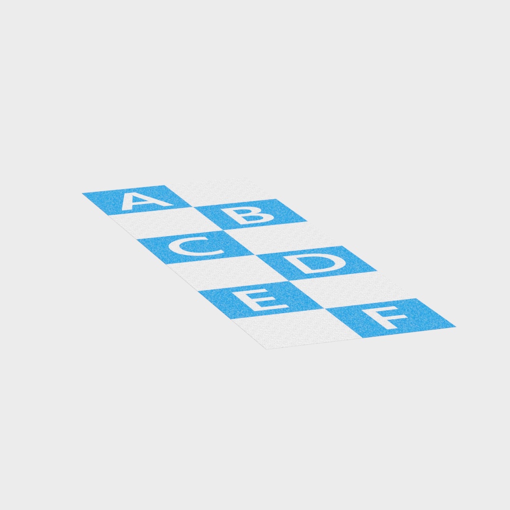 Joyful Jumping Hopscotch 3D model