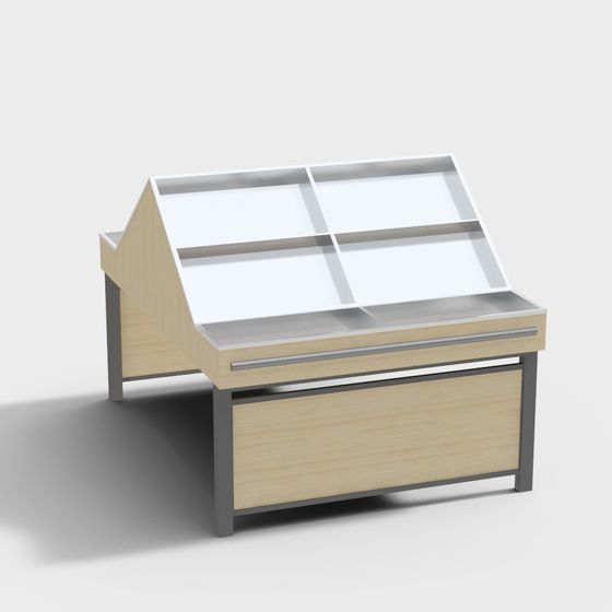 Loft Storage Bench 3D model