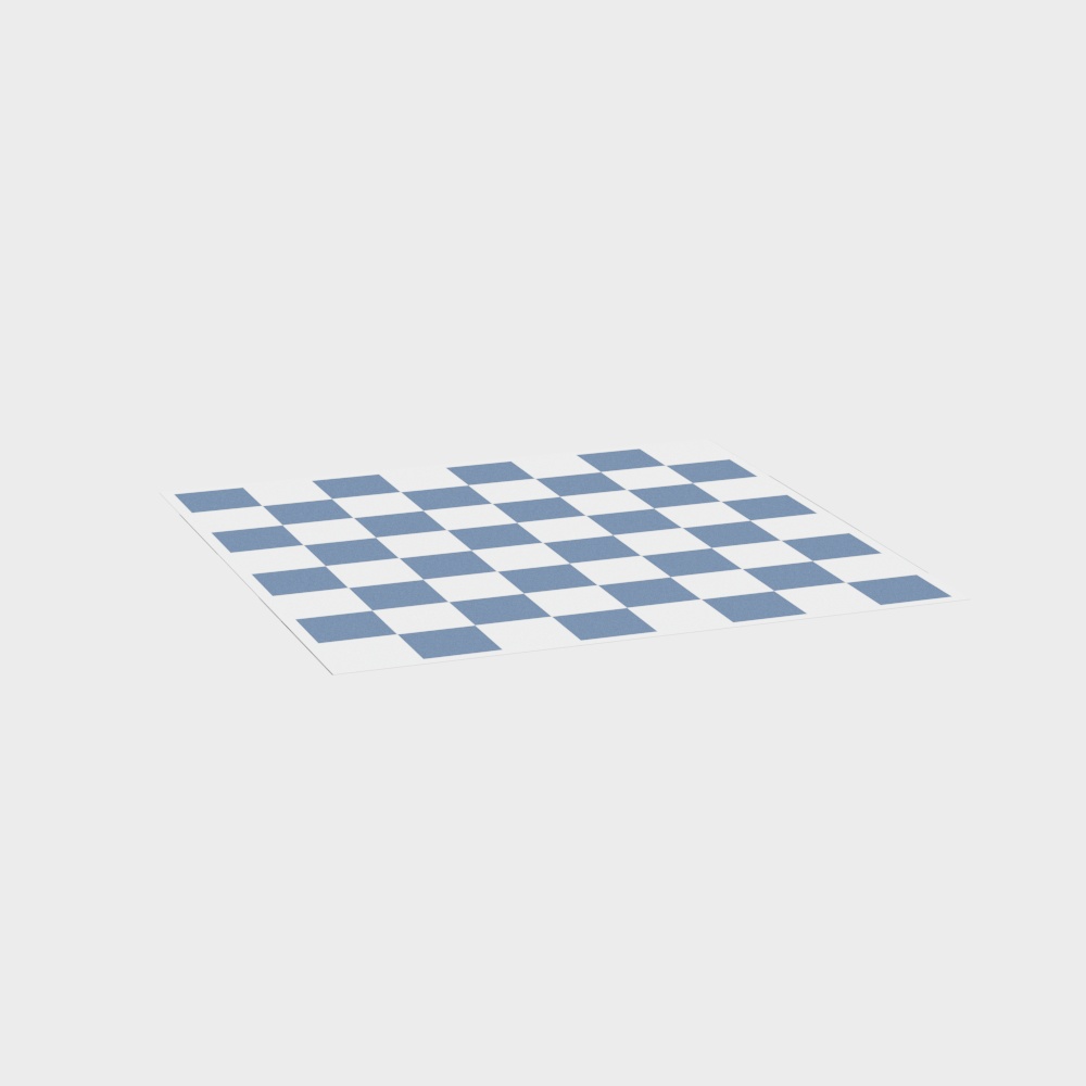 Low Poly Checkerboard Floor 3D model