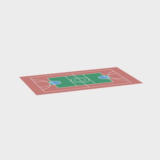 Basketball Court 3D model