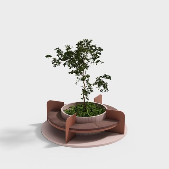 Urban Oasis 3D model for Peaceful Environments