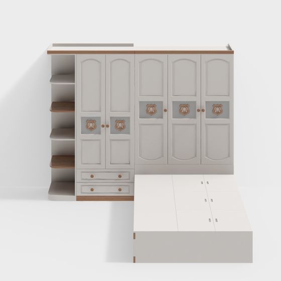 Urban Storage Cabinet 3D model