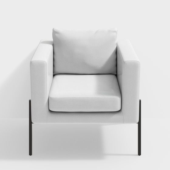 Urban Comfort Chair 3D model for Contemporary Spaces