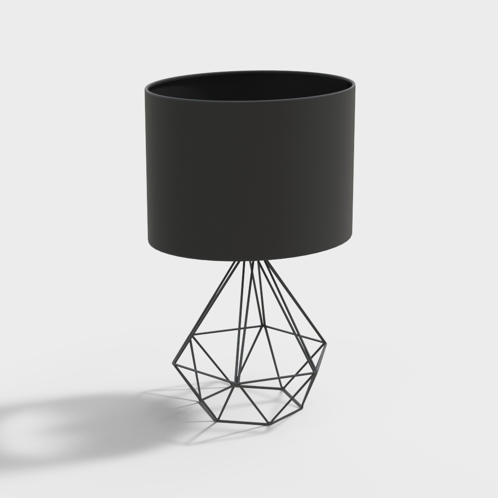 カムホーム・カルドス - テーブルランプ 20x25x40 真鍮/黒シェード