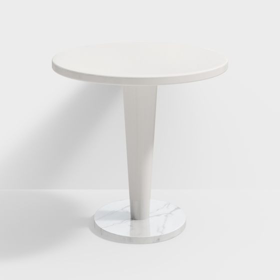 Modern Minimalist Round Table 3D model