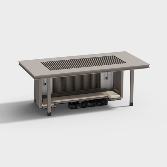 Urban Living Room Coffee Table 3D model