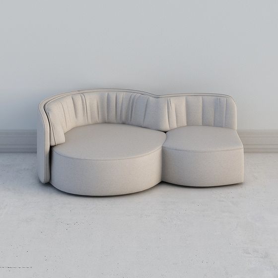 13448 Natuzzi 沙發 深模組 3206 Mulo 2 個圓形座位