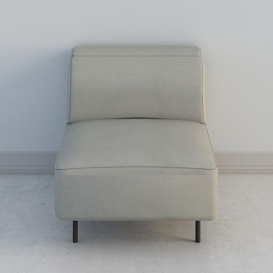 Urban Comfort Chair 3D model for Modern Spaces