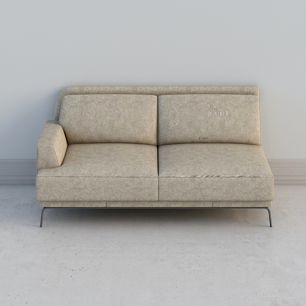 9862_M&oacute Natuzzi dulo 2 Lugares com bra&ccedil o Sof&aacute Natuzzi  Carino C167 -