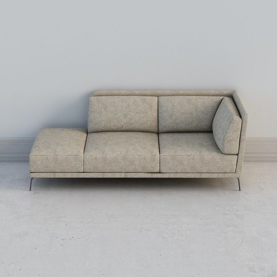 Modern Low-Poly Sofa 3D model