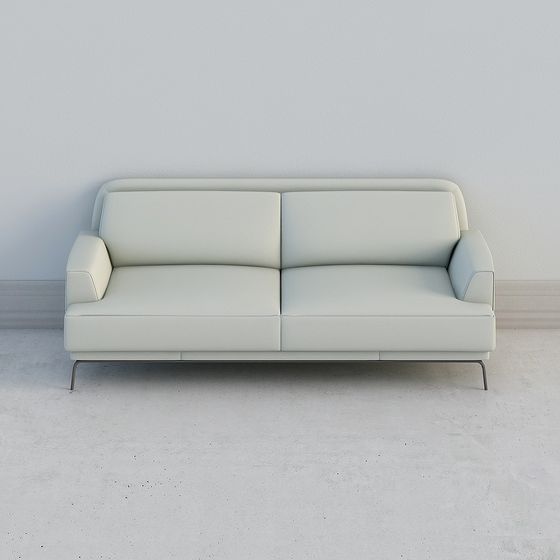 Modern Minimalist 3D Sofa Model