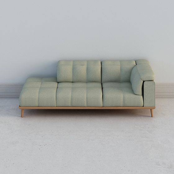 Urban Comfort 3D Model Sofa for Modern Spaces